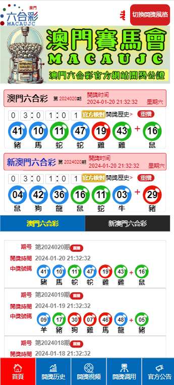 澳门六盒彩开奖结果最新消息深度解读